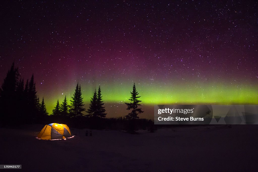 Aurora campsite