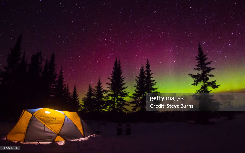 Aurora campsite