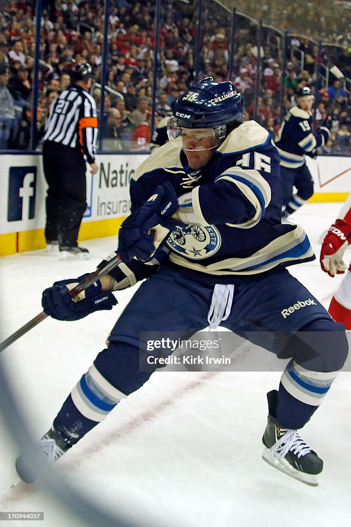 Detroit Red Wings v Columbus Blue Jackets