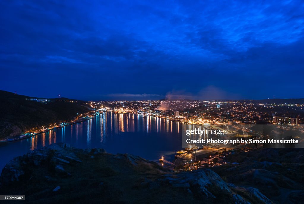 St John's at night