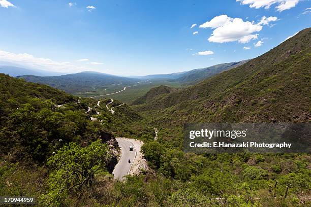 mountain road in andes - catamarca stock pictures, royalty-free photos & images