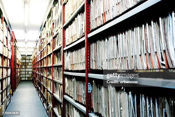 hulton archive filing. - hulton archive stock pictures, royalty-free photos & images