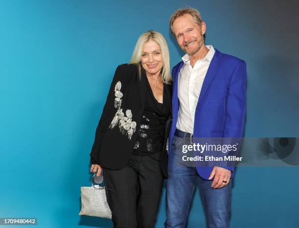Lisa Jey Schanley and Tom Schanley attend the grand opening of Sphere on September 29, 2023 in Las Vegas, Nevada.