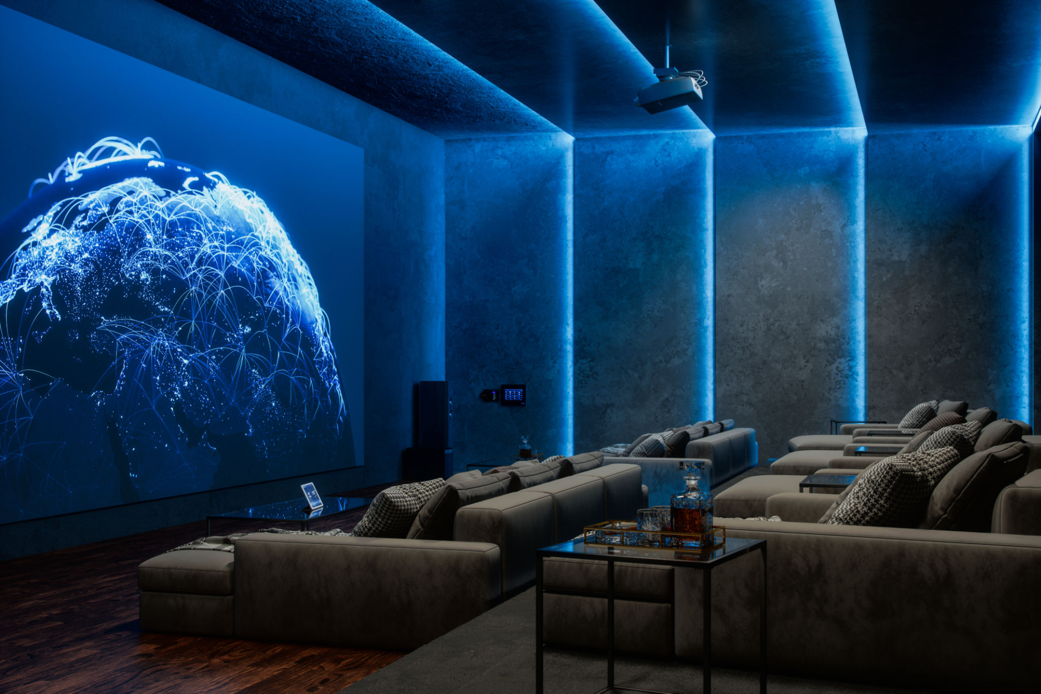 Luxury Private Home Cinema Room Luxury Private Home Cinema Room