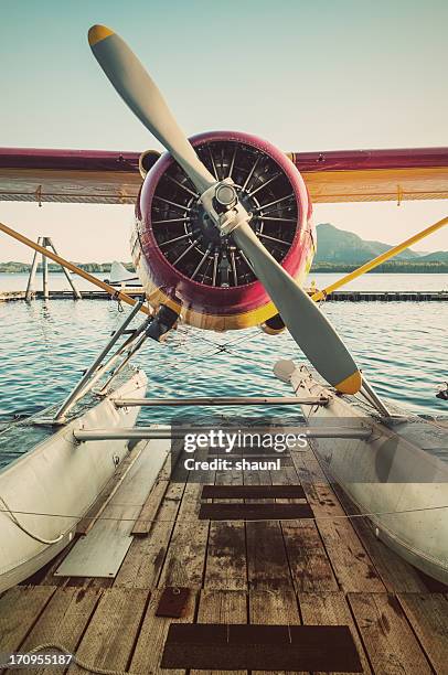 seaplane dock - ketchikan stock pictures, royalty-free photos & images