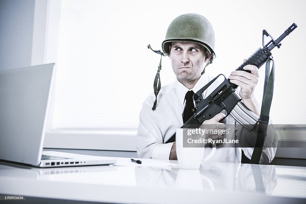 Office Commando High-Res Stock Photo - Getty Images