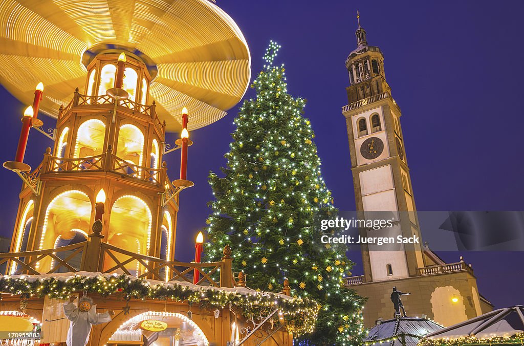 Spinning Christmas Pyramid