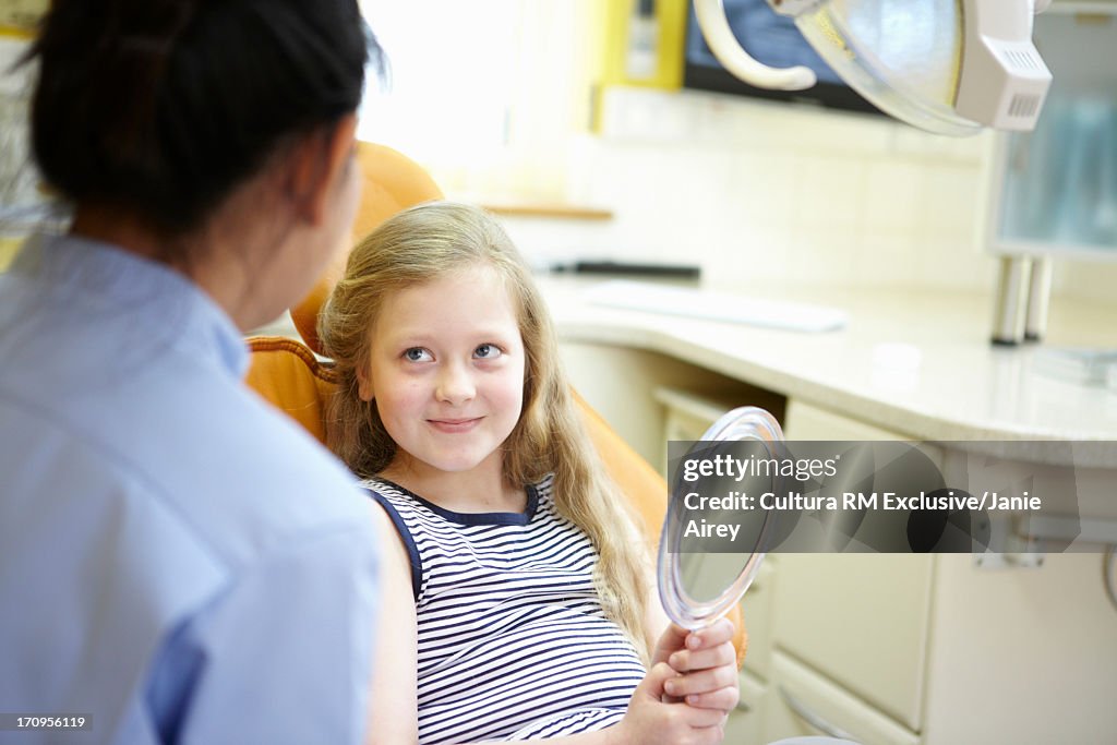 Girl and dentist