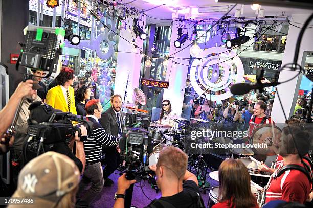 Andrew W.K Jason Sklar, Randy Sklar and Questlove attend the MTV, VH1, CMT & LOGO 2013 O Music Awards on June 20, 2013 in New York City.