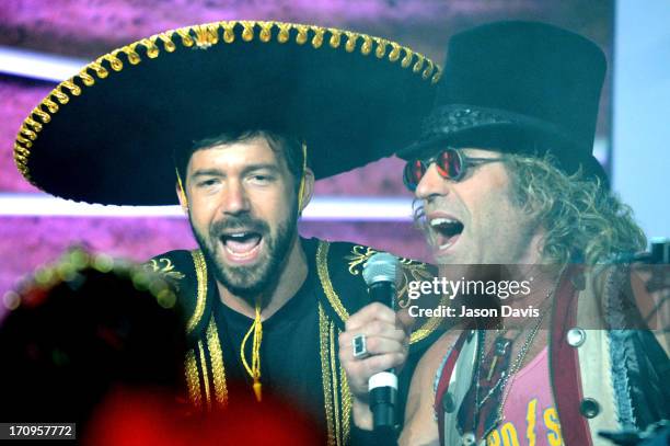 Kai Welch and Big Kenny of Electro Shine perform during the MTV, VH1, CMT & LOGO 2013 O Music Awards on June 20, 2013 in Nashville, Tennessee.