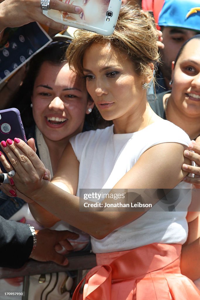 Jennifer Lopez Honored With 2,500th Star On The Hollywood Walk Of Fame