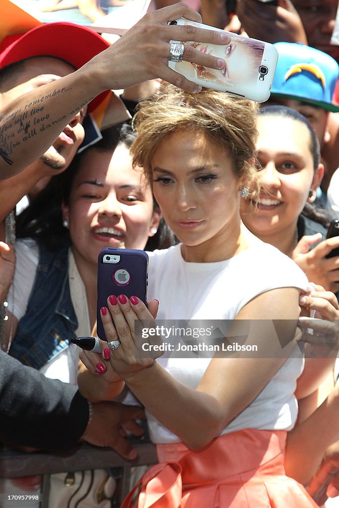 Jennifer Lopez Honored With 2,500th Star On The Hollywood Walk Of Fame