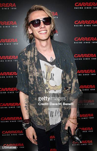 Jamie Campbell Bower attends the Carrera Ignition Night at The House of St Barnabas on June 20, 2013 in London, England.