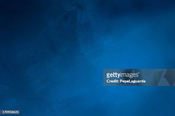 sfondo grunge blu scuro - muro foto e immagini stock