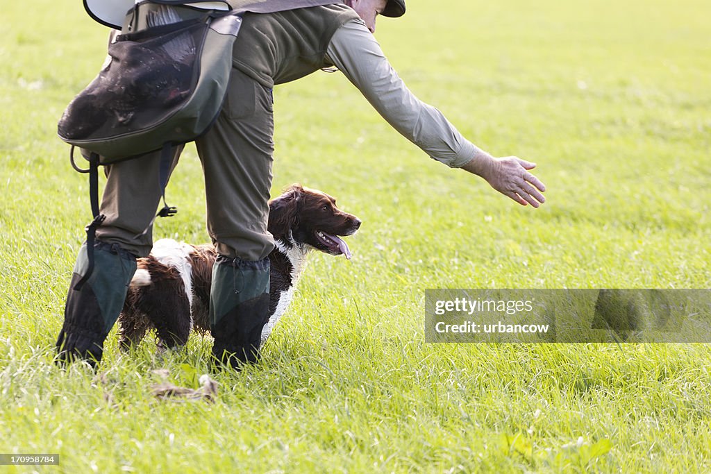 Gamekeeper with his dog