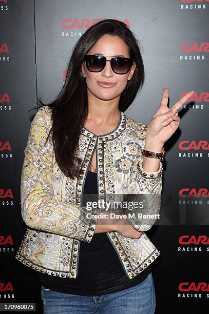 Roxie Nafousi attends the Carrera Ignition Night at The House of St Barnabas on June 20, 2013 in London, England.