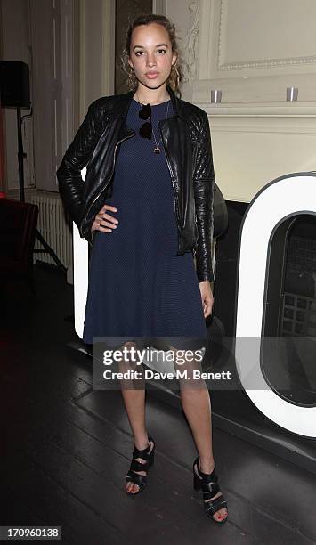 Phoebe Collings James attends the Carrera Ignition Night at The House of St Barnabas on June 20, 2013 in London, England.