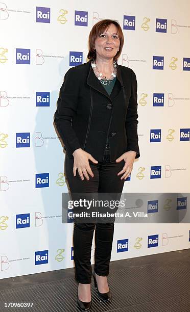 Sabrina De Camillis attends Premio Belisario 2013 at Dear RAI studios on June 20, 2013 in Rome, Italy.