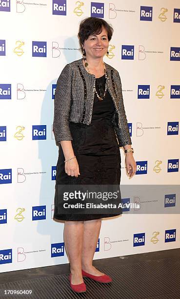 Italian Minister of Education Maria Chiara Carrozza attends Premio Belisario 2013 at Dear RAI studios on June 20, 2013 in Rome, Italy.