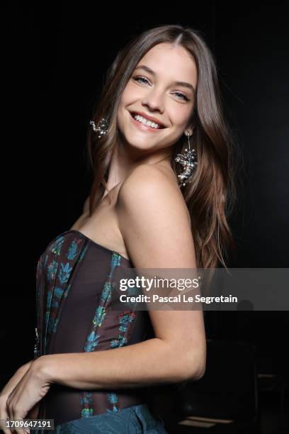 Barbara Palvin attends the Vivienne Westwood Womenswear Spring/Summer 2024 show as part of Paris Fashion Week on September 30, 2023 in Paris, France.