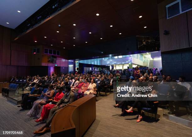 General view of atmosphere at the Purple Carpet Festival Gala during the International South Asian Film Festival at Surrey City Hall on September 29,...