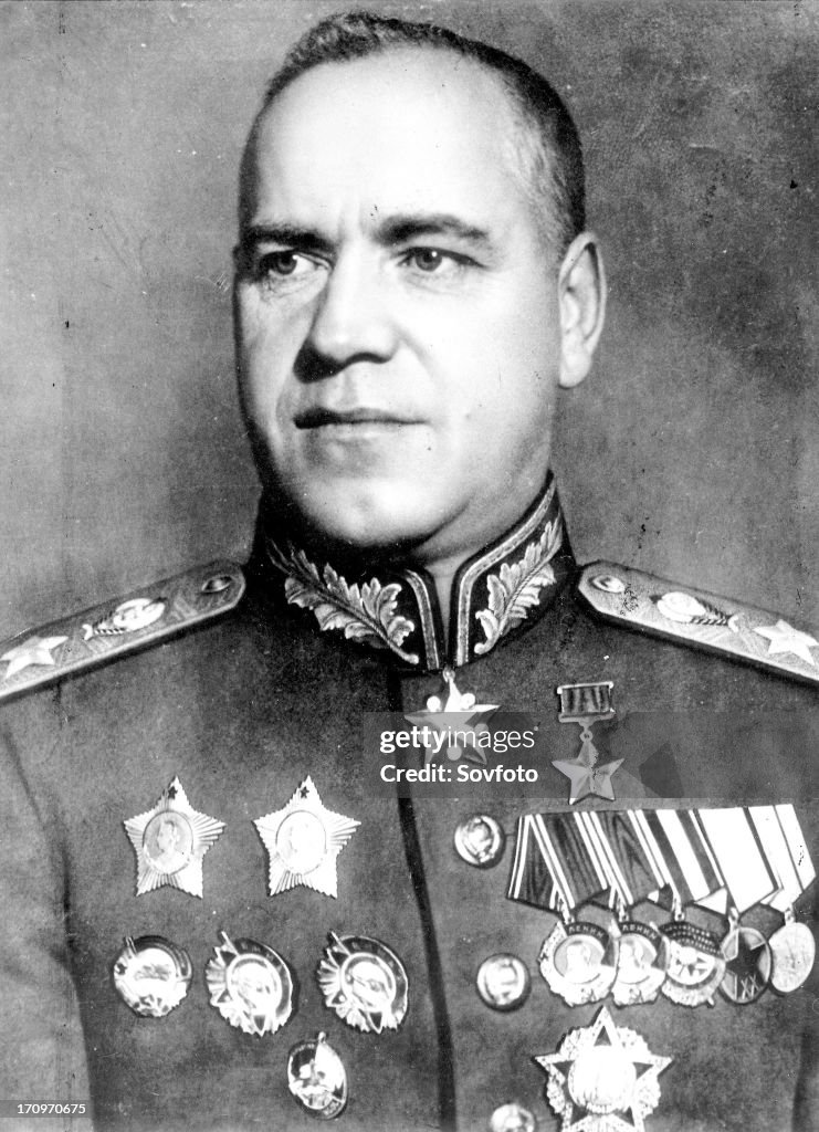 General georgy zhukov, red army commander-world war ll.