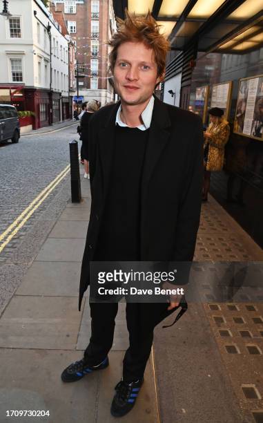 Count Nikolai von Bismarck attends the "Catching Fire: The Story Of Anita Pallenberg" screening during the 67th BFI London Film Festival at The...
