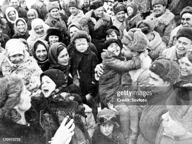 Liberation of stalingrad, 1943.
