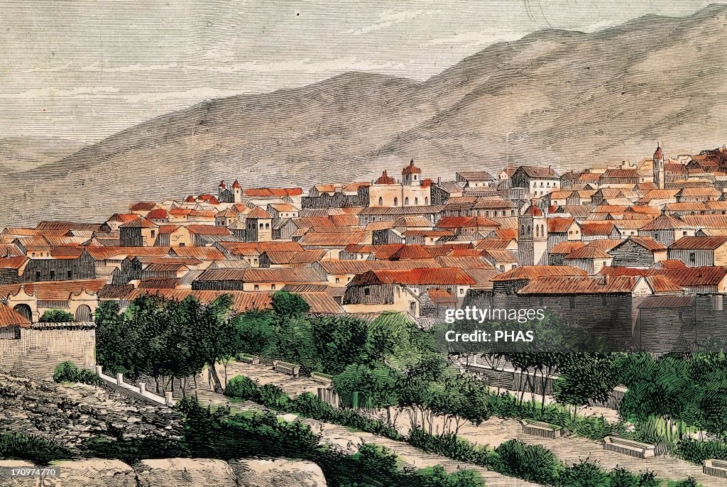 Bolivia. La Paz. Engraving. 19th century.