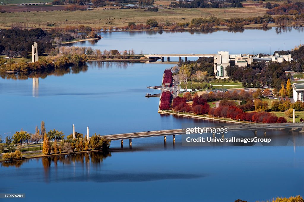 Overlooking Canberra, Australia.