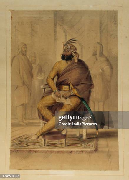 Painting of Maharaja Ranjit Singh.