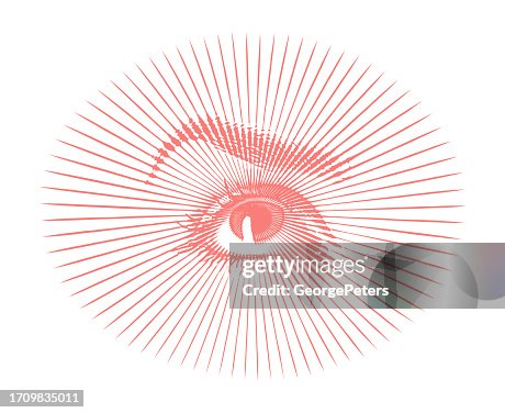 Third Eye with light beams Third Eye with light beams
