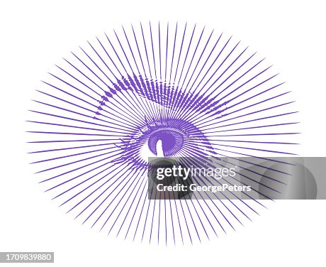 Third Eye with light beams Third Eye with light beams