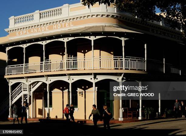 Typical streetscape is shown in this view of the historical Western Australian port city of Fremantle near Perth on May 14, 2009. Fremantle,...