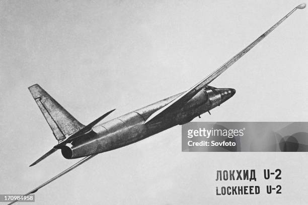 Lockheed u2 spy plane like the one piloted by gary frances powers that was shot down over soviet territory in 1960.