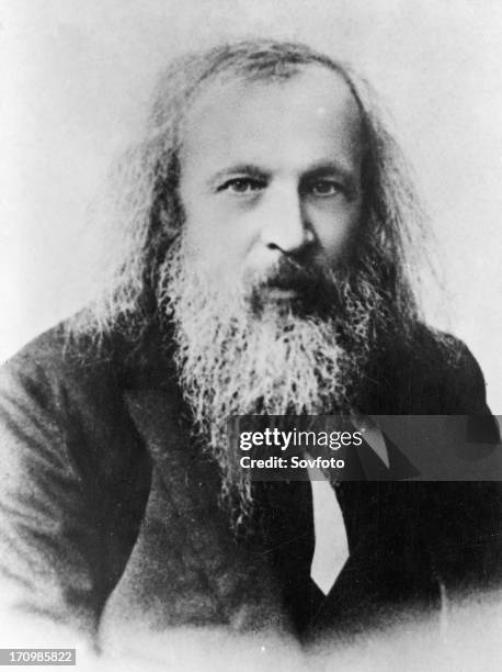 Dimitri ivanovich mendeleev, 1834 - 1907, famous russian chemist.