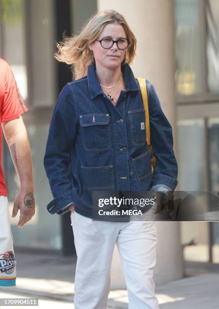 Julie Bowen is seen on October 4, 2023 in Beverly Hills, California.