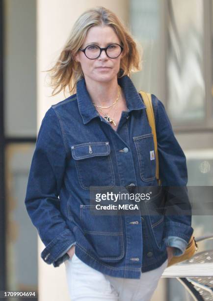 Julie Bowen is seen on October 4, 2023 in Beverly Hills, California.