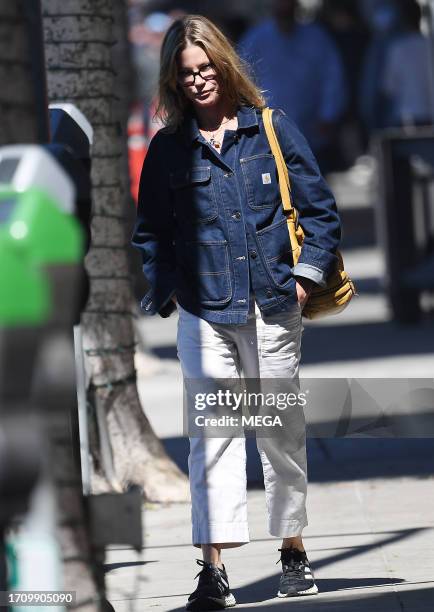 Julie Bowen is seen on October 4, 2023 in Beverly Hills, California.