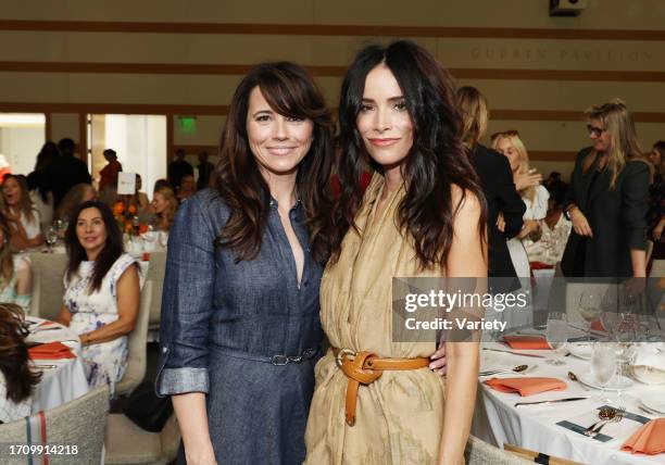 Linda Cardellini and Abigail Spencer at the 2023 Step Up Inspiration Awards at the Skirball Cultural Center on October 6, 2023 in Los Angeles,...