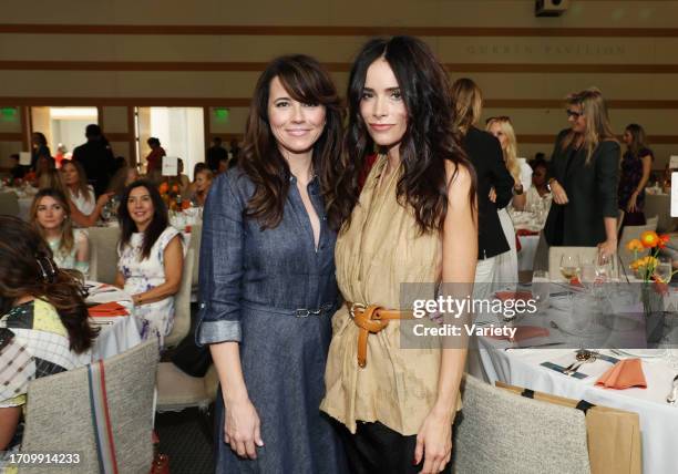 Linda Cardellini and Abigail Spencer at the 2023 Step Up Inspiration Awards at the Skirball Cultural Center on October 6, 2023 in Los Angeles,...