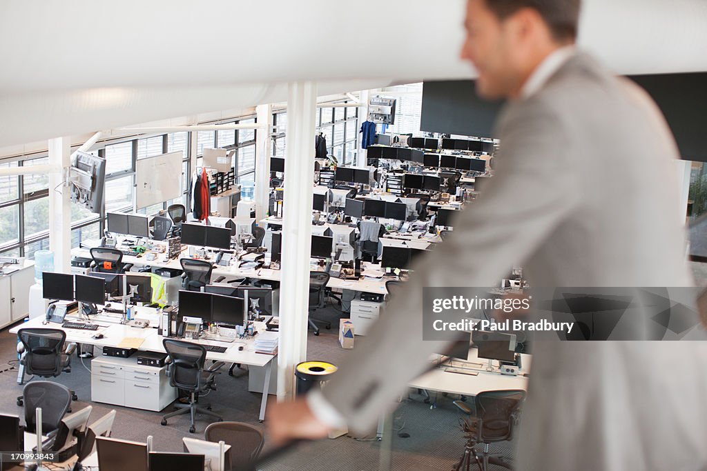 Businessman standing in office