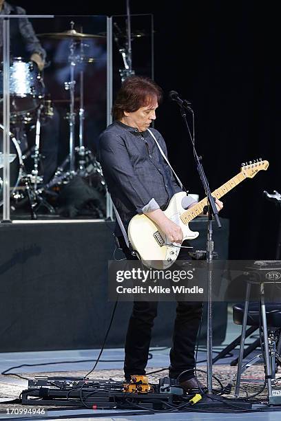 John McFee of The Doobie Brothers performs on stage at The Greek Theatre on June 20, 2013 in Los Angeles, California.