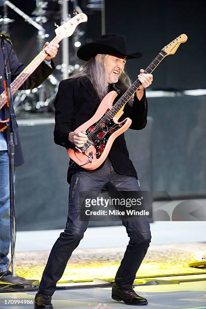 Patrick Simmons of The Doobie Brothers performs on stage at The Greek Theatre on June 20, 2013 in Los Angeles, California.