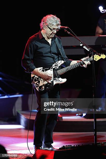 Steve Miller of Steve Miller Band performs on stage at The Greek Theatre on June 20, 2013 in Los Angeles, California.