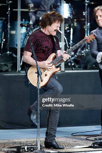 Tom Johnston of The Doobie Brothers performs on stage at The Greek Theatre on June 20, 2013 in Los Angeles, California.