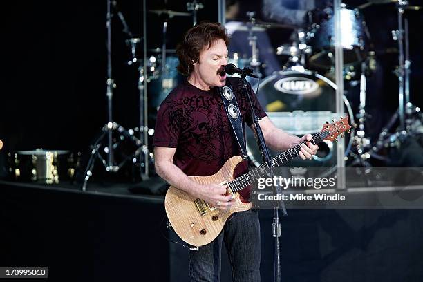 Tom Johnston of The Doobie Brothers performs on stage at The Greek Theatre on June 20, 2013 in Los Angeles, California.