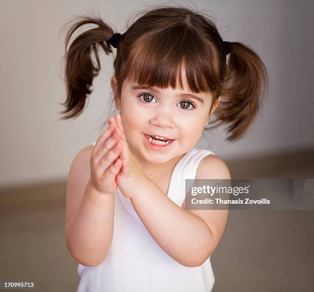 portrait of a small girl - codino foto e immagini stock