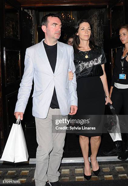 Mary McCartney leaving Cafe de Paris Club on June 20, 2013 in London, England.