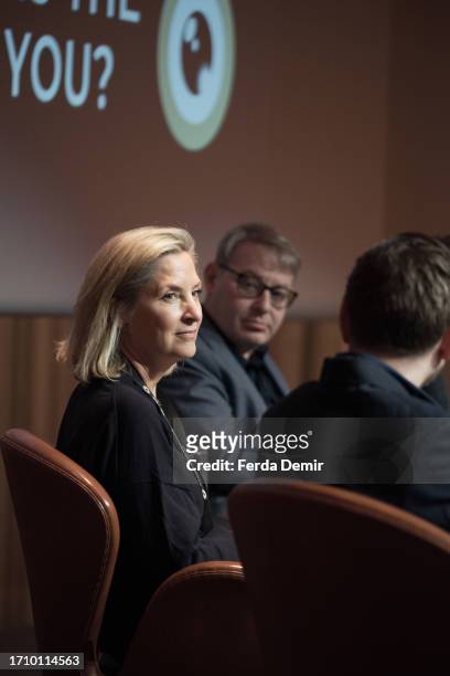 Sasha Bühler attends the Zurich Summit Conference during the 19th Zurich Film Festival at The Dolder Grand on September 30, 2023 in Zurich,...